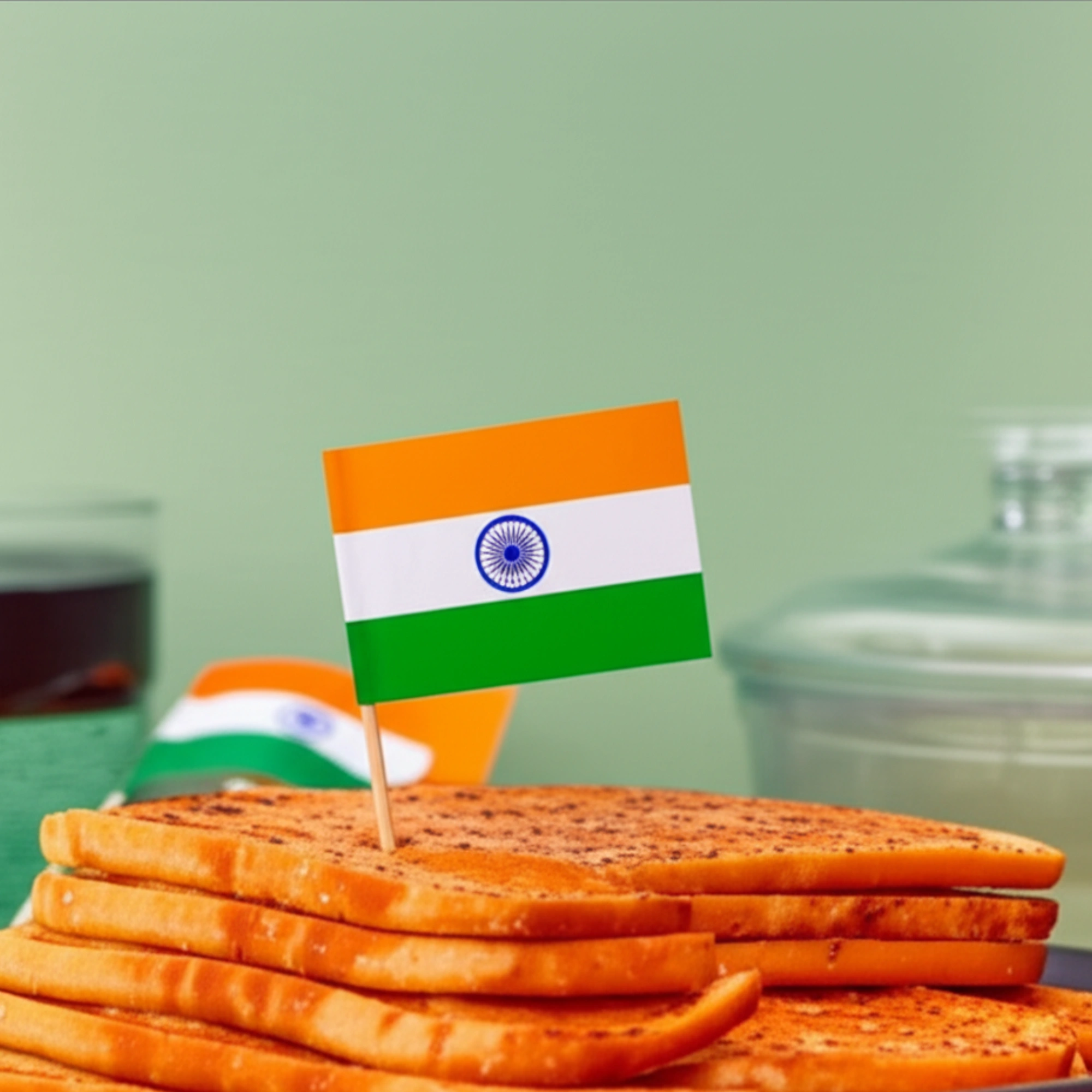 Toothpick with Flags